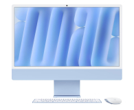 Komputer All In One APPLE iMac 24 M4/16GB/1TB/MacOS Retina 4,5K Niebieski 10R GPU MWV33ZE/A/D1 - CTO [Z1EQ000PK]